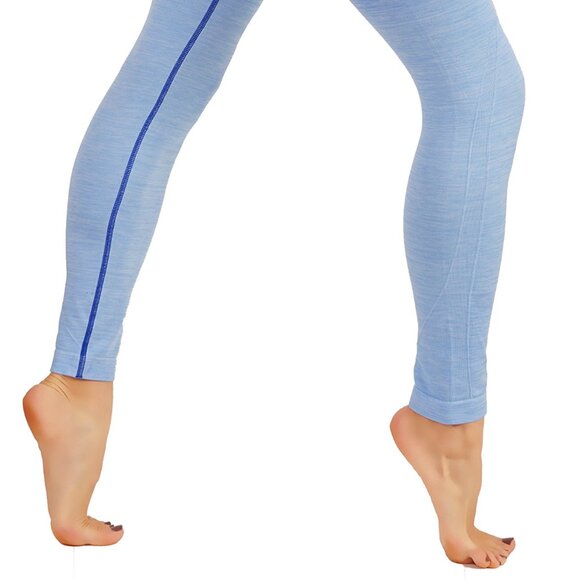 NWT Yoga Dry-Fit Ombre Compression Leggings Seamless High Waist Tummy support - Picture 3 of 9